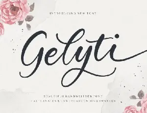 Gelyti Handwritten font