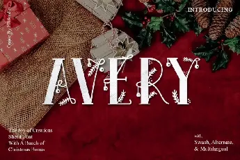 Avery Display font