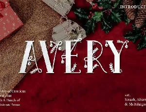 Avery Display font