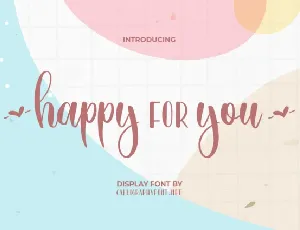 Happy For You font