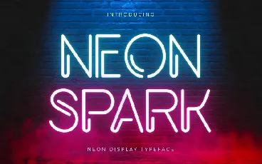 Neon Spark font