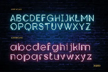 Neon Spark font