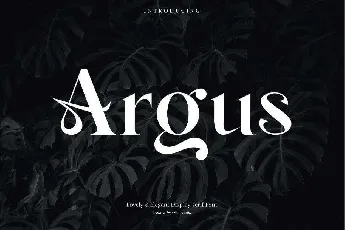 Argus font