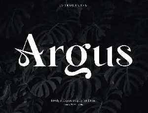 Argus font