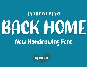 Back Home font