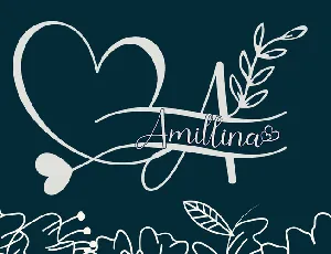 Amillina Monogram font