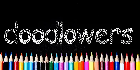 Doodlowers font