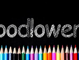 Doodlowers font