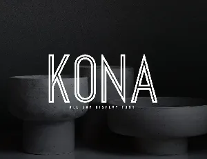 Kona font