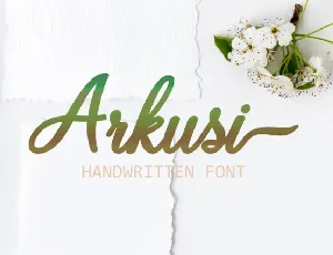 Arkusi Script font