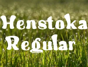 Henstoka font