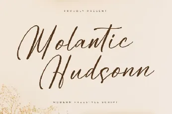 Molantic Hudsonn font
