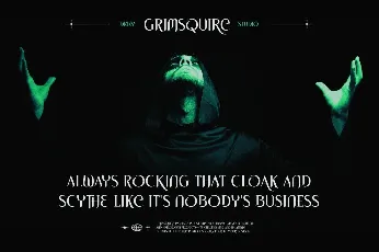 Grimsquire Demo font