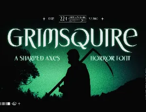 Grimsquire Demo font