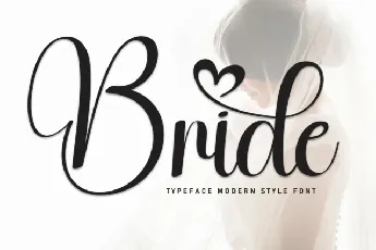 Bride Calligraphy font