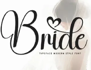 Bride Calligraphy font