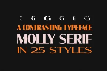 Molly Serif Family font