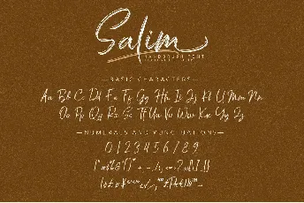 Salim font