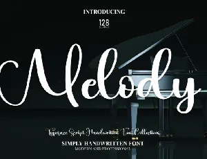 Melody Script font