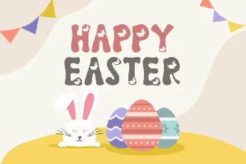 Easter Rabbits font