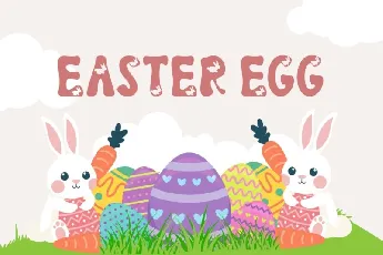 Easter Rabbits font