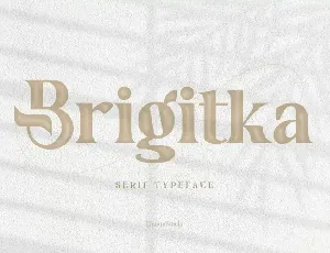 Brigitka font