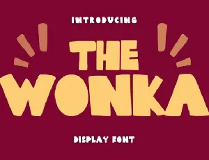 The Wonka font