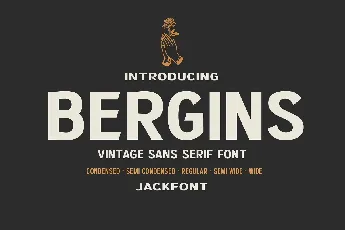 JF Bergins font