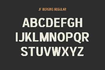 JF Bergins font