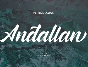 Andallan Script Free Download font