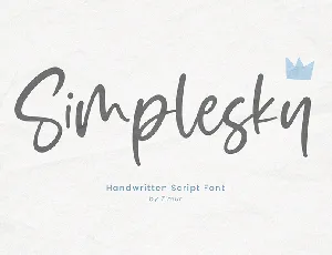 Simplesky font