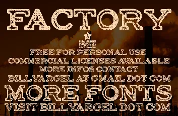 FACTORY font