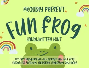 Fun Frog font