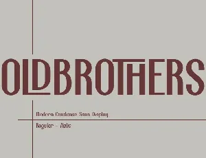 Oldbrothers font