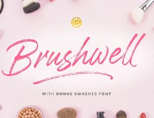 Brushwell Dry Brush font