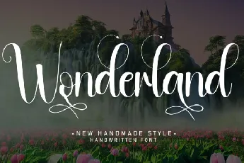 Wonderland Script font