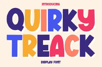 Quirky Treack font