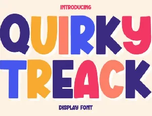 Quirky Treack font