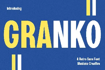 Granko font