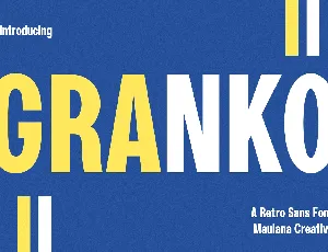 Granko font