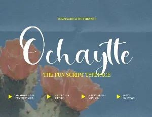 Ochaytte font