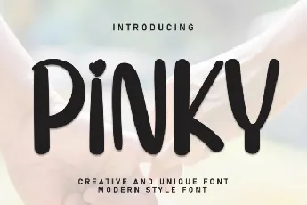 Pinky Display font