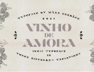 Vinho De Amora font