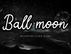 Ball Moon font