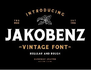 Jakobenz font