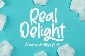 Real Delight font