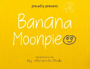 Banana Moonpie Free font