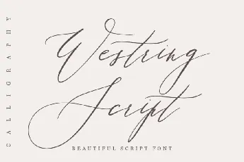 Westring Elegant font