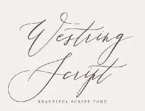 Westring Elegant font