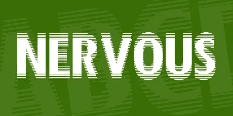 Nervous font